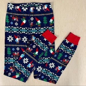 Hanna Andersson Pajamas Pants Boys 10 140 cm Gnome Sweet Christmas Long Johns